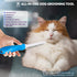 Grooming Comb for Dogs and Cats, Stainless Steel Fine Teeth for Detangling Matted Hair and Removing Loose Fur