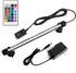 iKefe 11" Color Changing LED Fish Tank Light with Remote, Submersible Aquarium LED Fixture for Freshwater/Saltwater