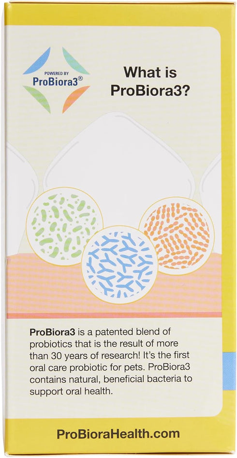 Probiora Dog Probiotic Supplement for Oral Care | 30 Servings Jar | Reduces Bad Breath & Supports Dental Health