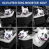 Dog Car Seats for Small Dogs, Upgrade Booster Seat with Metal Frame for Pets up to 20lbs
