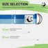 Slim Panda Yoga Strap for Stretching,Cotton Yoga Strap with Adjustable D-Ring Buckle,Non-Elastic Yoga Belt