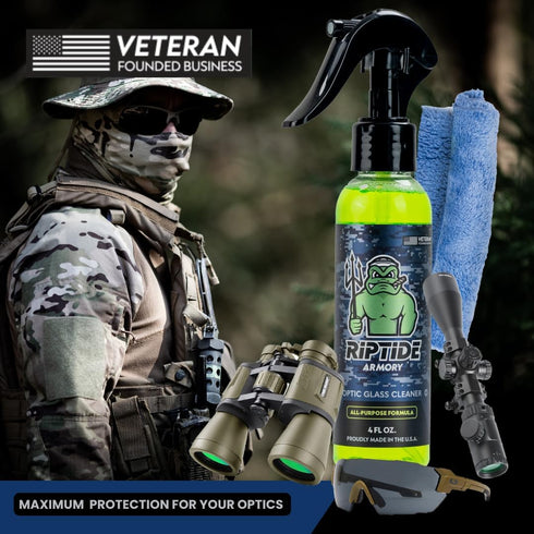 (4oz) Riptide Armory Optic Glass Cleaner - Ultimate Solution for Pristine Optic Care - Unmatched Detailing Precision