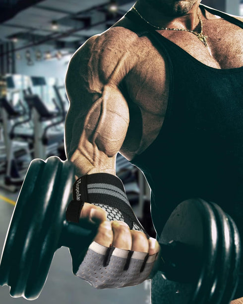 Workout Gloves Weight Lifting Gloves Palm Support Protection for Men Women, Exercise Gloves Sports for Training