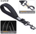 VIVAGLORY Short Dog Leash, 12INCH Traffic Leash for Medium & Large Dogs, Short Training Leash, Black