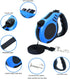 PETIMP Retractable Dog Leash, Lightweight 16FT Claw Print with Folding Bowl, Dispenser, Rubbish Bags for Small Medium