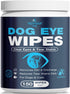 NOVEHA 150PCs Dog Eye Wipes Tear Stain Remover for Discharge and Crust