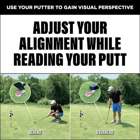 Golf Marker Accessories for Putting Aid Golf Ball Alignment Marking Tool for Faster Accurate Golf Putting