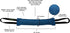 Viper Synthetic K9 Tug Toy with Two Handles for Adult Dogs and Puppies, Rubberized Handles, Blue, 16" x 2"