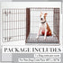 Dog Crate Pan Cover, Washable Dog Bed Cover, Crate Liner for Pets, Fits 36 x 24 Inch Dog Crate Tray