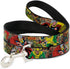 Buckle-Down Pet Leash - Thor & Loki Poses/Retro Comic Books - 4 Feet Long - 1" Wide