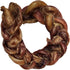 hotspot pets Braided Bully Stick Rings for Dogs - Premium All Natural Long Twisted Beef Pizzle Chew Treats