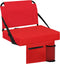 Stadium Seat for Bleachers with Back Support and Wide Padded Cushion Stadium