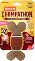Hartz New Chompathon Gripper Bone Dog Chew Toy - Double Layered Flavored with Chicken & Bacon for Aggressive Chewers