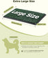 Petcozife 30"x20" 2pcs Dog Grass Pad with Tray, Medium Grass Pad for Dogs Potty with Artificial Grass, Indoor Dog