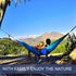 Portable Hammock Camping, Single/Double Hammocks for Outdoor Hiking, 210D Nylon Swing for Backyard & Garden