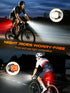 5+6 IP65 Set ISEYOU Bike Lights, Ultra-Slim USB-C Rechargeable Bike Lights Front and Back, Lighting Modes & Waterproof