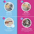 4.65 oz Puppy Scoops Dog Ice Cream Mix (Peanut Butter Flavor), - Just Add Water and Freeze at Home, Powder Mix with Ice
