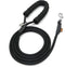 Braided Rope Dog Leash, 6FT Traction Walking Training Lead for Small/Medium Dogs, 1/3" Black