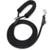 Braided Rope Dog Leash, 6FT Traction Walking Training Lead for Small/Medium Dogs, 1/3" Black