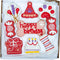 Wufers Dog Birthday Cookie Box - Dog Treats, Cookies, Gifts, Human Grade Ingredients, 9 Cookies, Birthday Girl