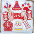 Wufers Dog Birthday Cookie Box - Dog Treats, Cookies, Gifts, Human Grade Ingredients, 9 Cookies, Birthday Girl