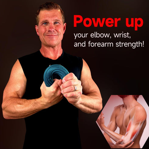 FitBeast Flex Therapy Bar for Tennis Elbow, Ideal for Relieving Tendonitis Pain, Fitness Resistance Bar for Golfers