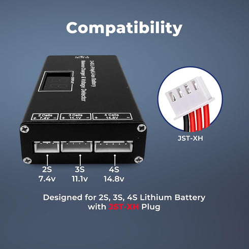 Middletown Outdoors 7.4V 11.1V 14.8V Airsoft Battery Charger LiPo Balance Charger for Lipo/Li-Ion Battery with Wireless