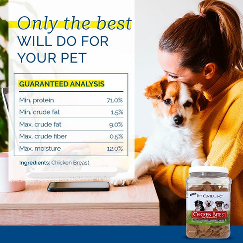 PCI Pet Center Inc USA Chicken Bites, 16 oz - Dog Treat