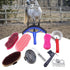 Beufee 10 Set Set Pieces Horse Grooming Kit, Tack Room Supplies Horse Brush Horse Bathing Supplies for Horse Riders