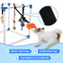 8 0-6 Puppy Play Gym with Hanging Interactive Toys, Indoor Jungle Gym for Small Dogs & Puppies Months, Adjustable PVC