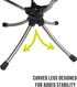 360 Lightspeed Outdoors Silent Swivel Lightweight Camping Chair | Foldable Compact Degree Chair