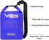 VOS Waterproof Premium Dry Bag, 5L All-Purpose Bag with Zip Pocket for Hiking, Camping, and Winter Sports (Blue)