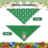 2PCS, Christmas Dog Bandanas XLarge for Dog, Triangle Reversible Holiday Bandana for Boy Girl, Bibs Accessories