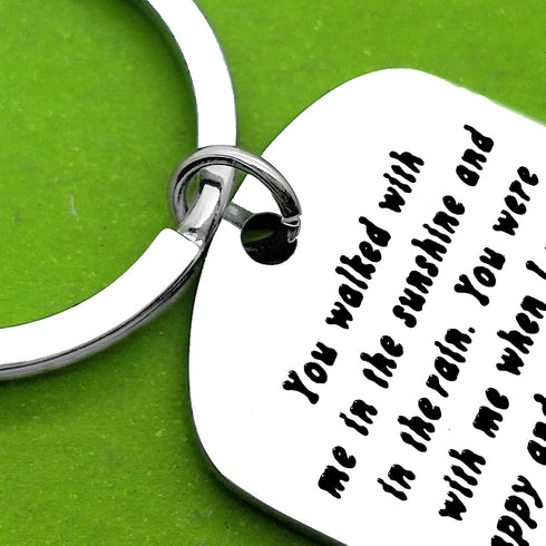 Baipilu Pet Memorial Gift Dog Remembrance Keychain, Sympathy Keychain for Dog and Cat Loss Gifts