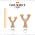Nylabone Gourmet Style Strong Chew Wishbone Dog Toy, Chicken Flavor, Small/Regular (1 Count)