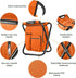 Backpack 300 LBS Backpack Kikerike Stool Cooler Chair Heavy Duty Max Load Portable Lightweight Stool Folding Fishing