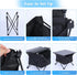 Foldable Small Folding Table, Portable with High-Capacity Storage for Outdoor Camping, BBQ, Picnics, Cooking