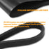 Premier 6Ft Leather Dog Training Leash, Great for Hunting Dogs or Obedience Training - Christmas Dog Gifts, Black
