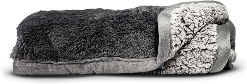 Pet Parents Pawtect Blanket, Premium Waterproof Cat & Dog Blanket with WickQuick & Sherpup Technology, Slate 24x32