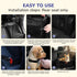 6" Dog Car Seat for Small Medium Dogs, Elevated Dog Booster Seat with ISOFIX Safety Fixation, Washable Cover & High