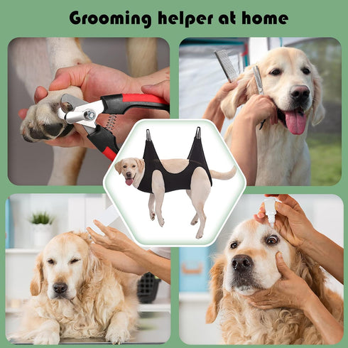 Hammock Hammock Clippers/Trimmer, Guzekier Pet Dog Grooming Harness for Cats & Dogs, Dog Sling for Grooming, Dog