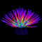 Uniclife Imitative Rainbow Sea Urchin Ball, Artificial Silicone Ornament with Glowing Effect for Fish Tanks.