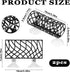 Fyntave Hammock, Hammock Swimming Betta Fish Tunnel Hollow Betta Fish Tunnel, Black Tunnels Hideout for Betta Tank