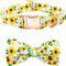 Spring Dog Collar - Sunflower Bowtie Pet Collar, Adjustable for Small Dogs