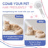 Cat Brushes For Indoor Cats, Cat Shedding Brush With Pet Flea Comb & Pet Nail Clippers, Slicker Brush For Dogs & Rabbit