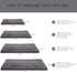 Washable Dog Bed Mat Reversible Crate Pad Soft Fluffy Mattress for Large Medium Small Dogs, 23 x 17 Inch