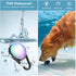 2 Pack Dog Collar Light, USB Rechargeable with 4 Modes for Nighttime Clip On, IP68 Waterproof for Night Walking