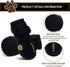 Expawlorer Dog Shoes for Small Dogs - Waterproof Anti-Slip Booties for Hot Pavement & Outdoor Use