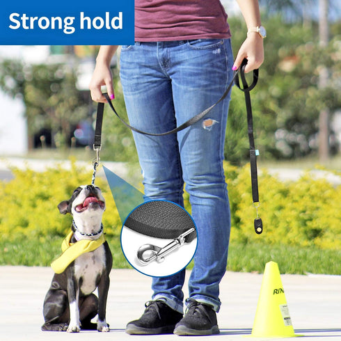 BAAPET Long Dog Training Leash with Clickers - 20 Feet, Blue, for Small, Medium and Large Dogs or Cats