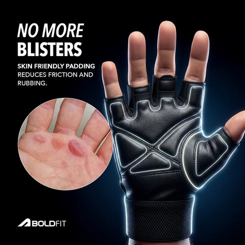 Boldfit Gym Gloves for Men & Women with Wrist Support Accessories for Weightlifting, Training, Exercise, Cycling